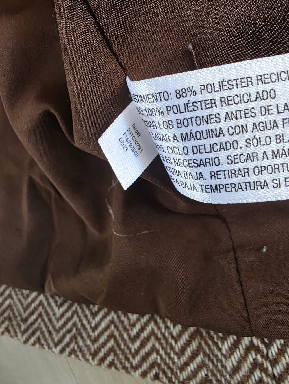 Rowing Blazers Tan and Multicolor Plaid Sport Jacket Suit XXL Wool Blend - Picture 11 of 13
